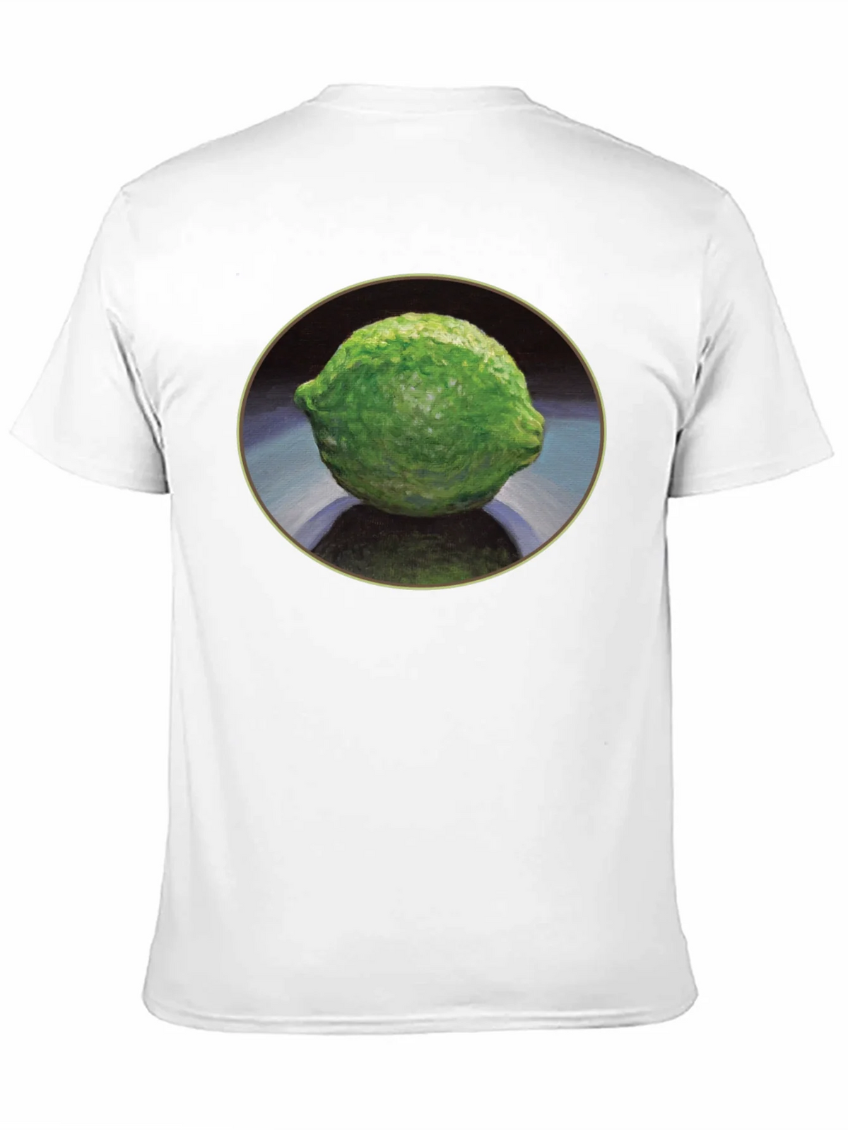 Lime Still Life Black T-Shirt product image 10