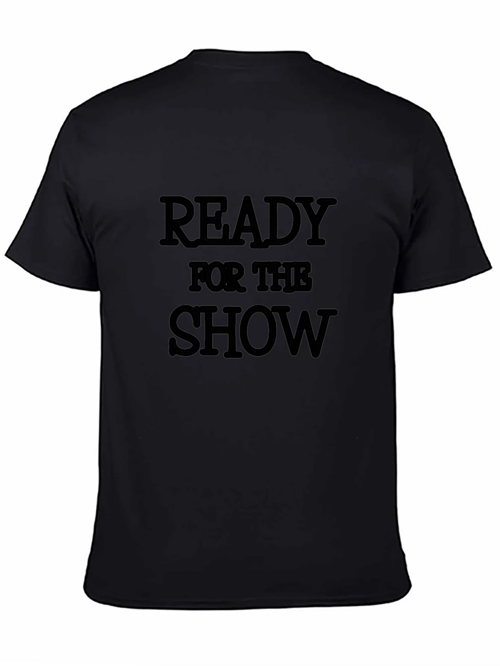 Ready for the Show Black Graphic T-Shirt product image 4