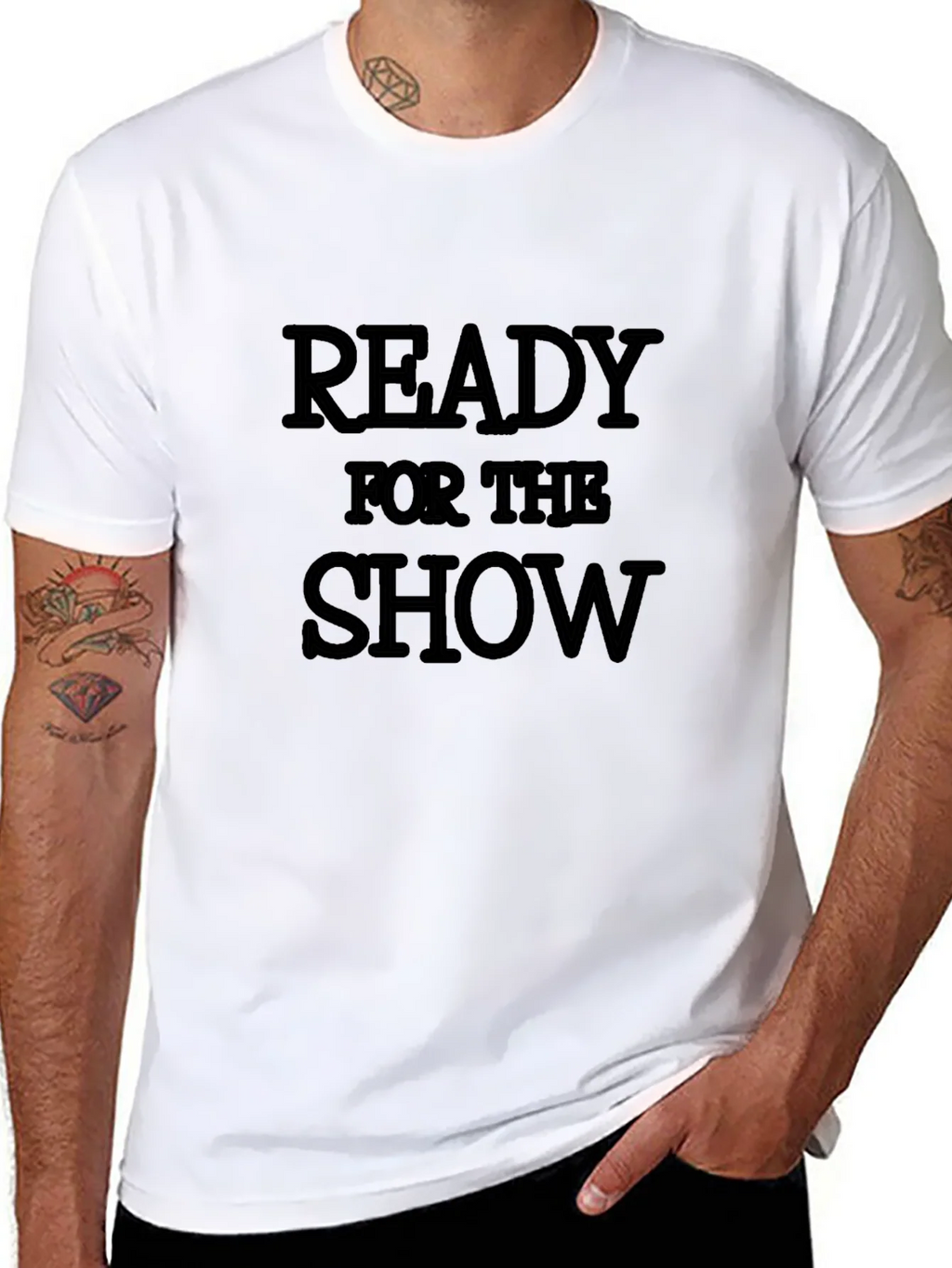 Ready for the Show Black Graphic T-Shirt product image 7