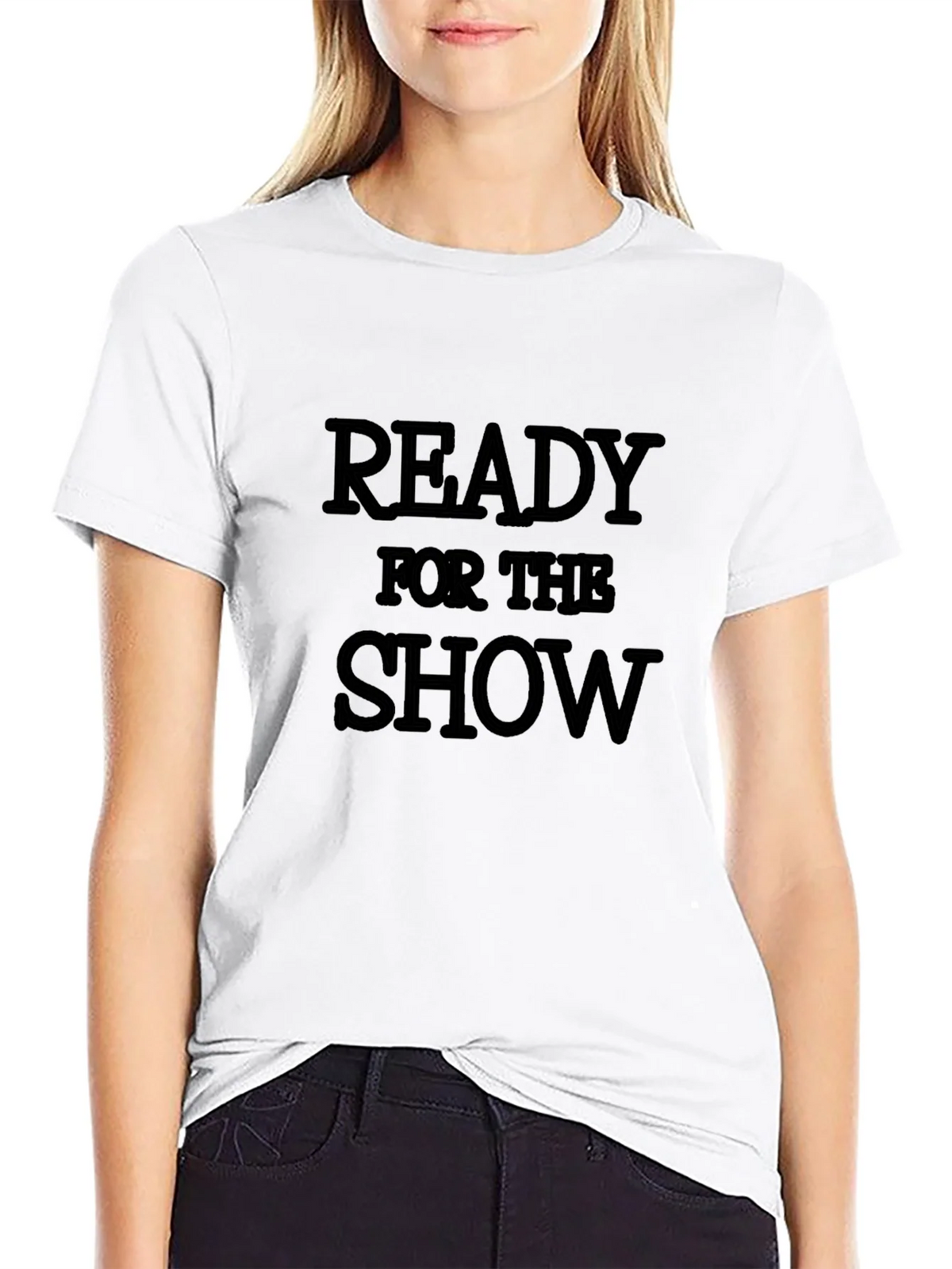 Ready for the Show Black Graphic T-Shirt product image 8