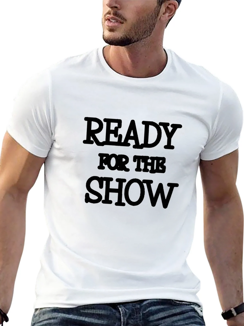 Ready for the Show Black Graphic T-Shirt product image 12