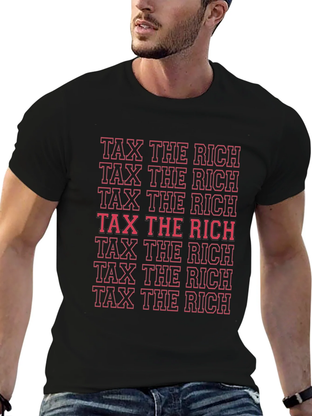 Tax The Rich Statement T-Shirt product image 6