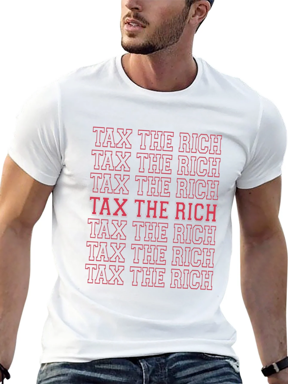 Tax The Rich Statement T-Shirt product image 12