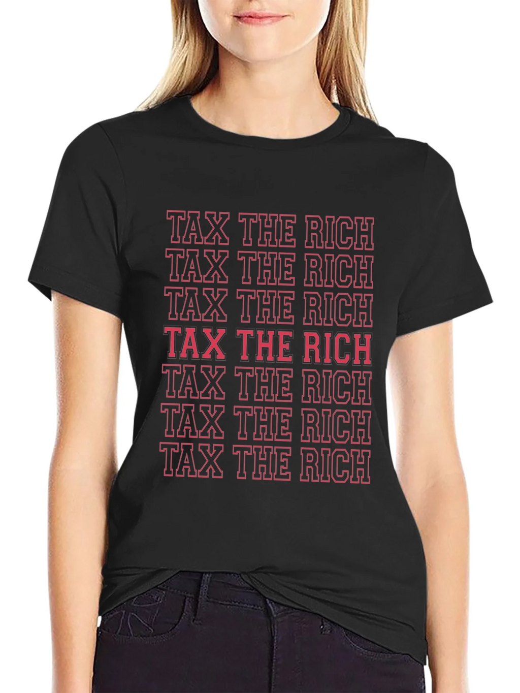 Tax The Rich Statement T-Shirt product image 2