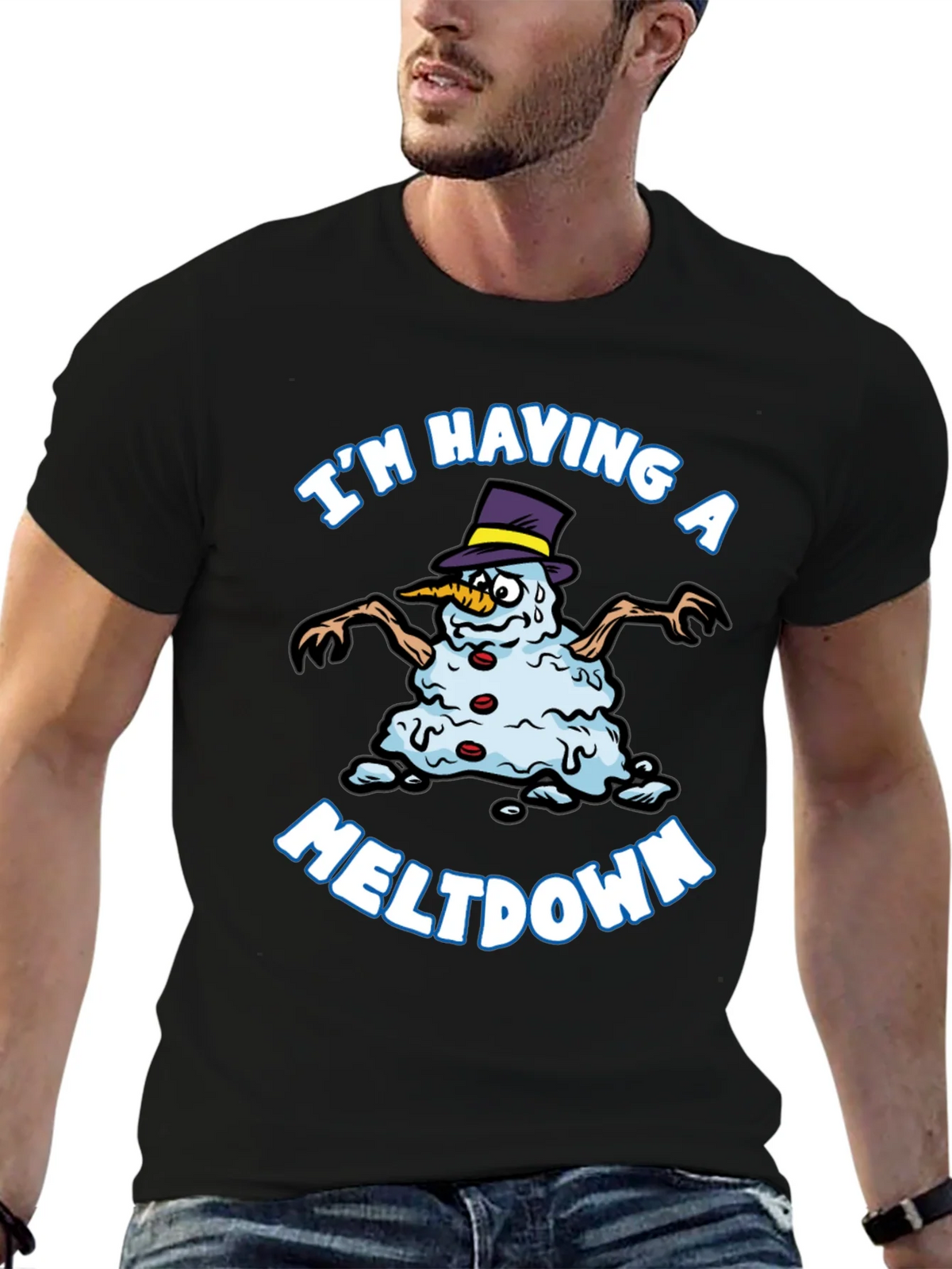 Meltdown Snowman Graphic Tee product image 6