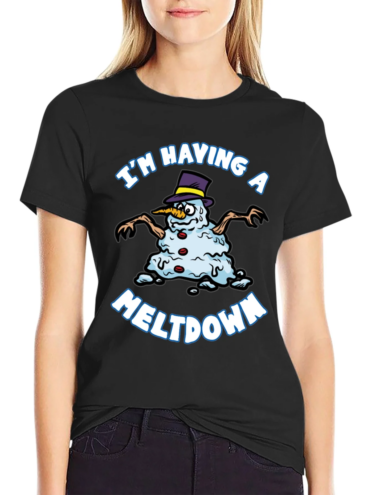 Meltdown Snowman Graphic Tee product image 2