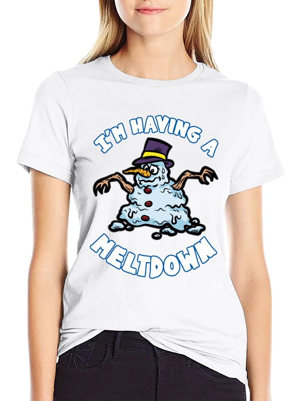 Meltdown Snowman Graphic Tee product image 8