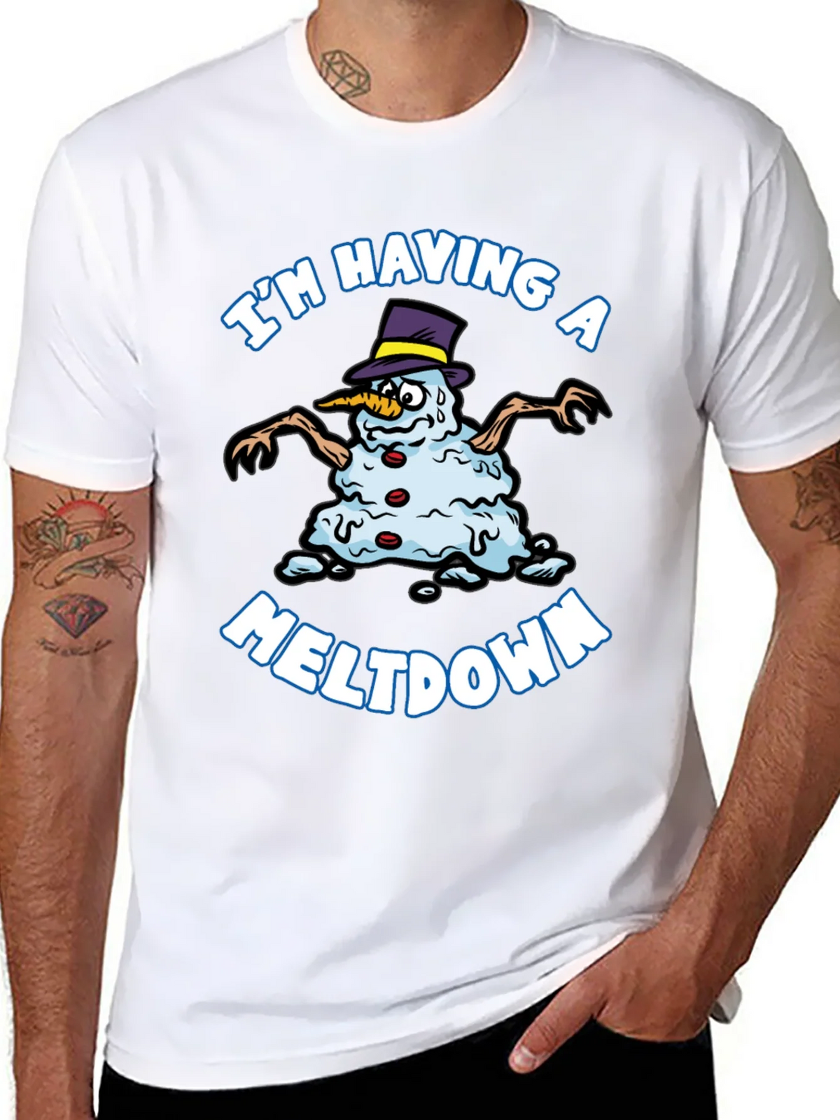 Meltdown Snowman Graphic Tee product image 7