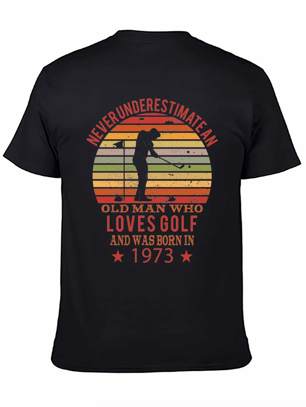 Golf Lover 1973 Graphic Tee product image 4