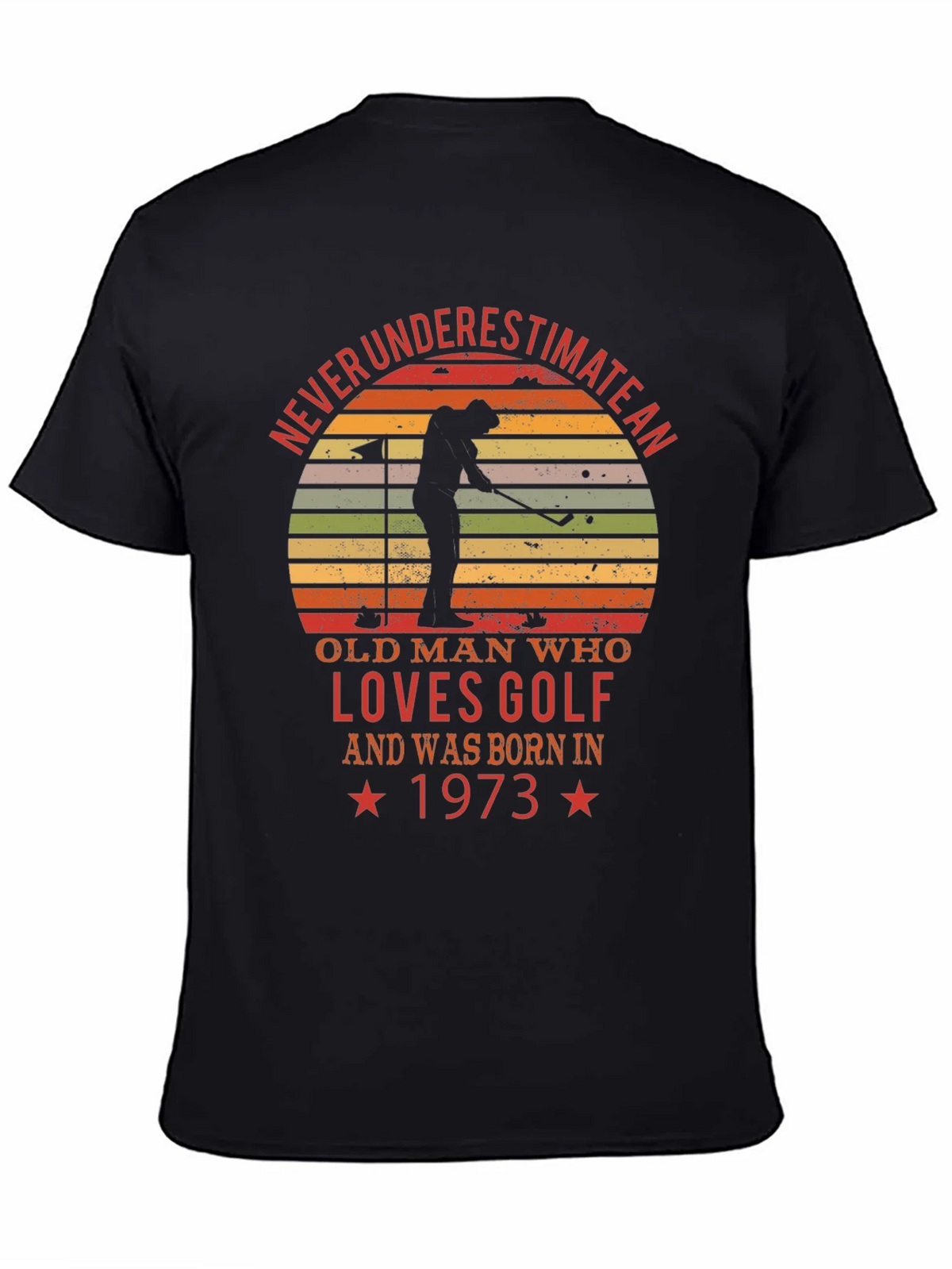 Golf Lover 1973 Graphic Tee product image 4