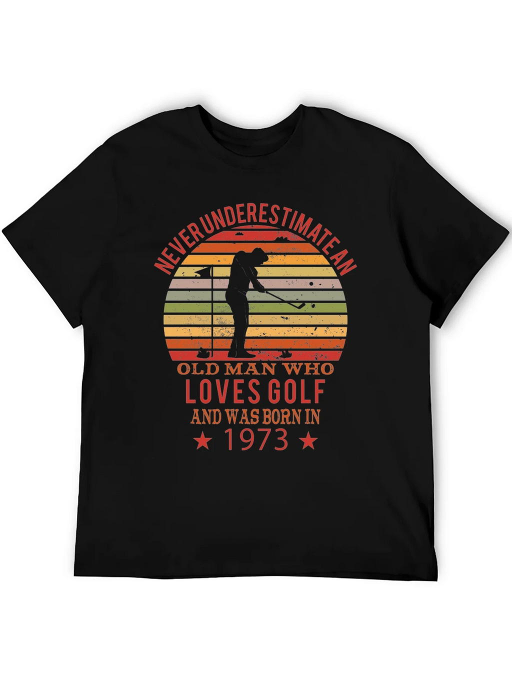 Golf Lover 1973 Graphic Tee product image 5