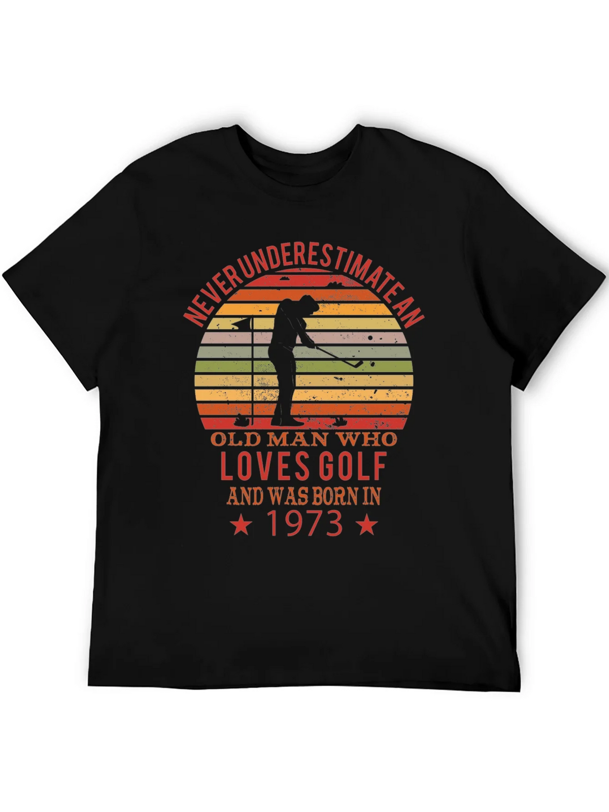 Golf Lover 1973 Graphic Tee product image 5