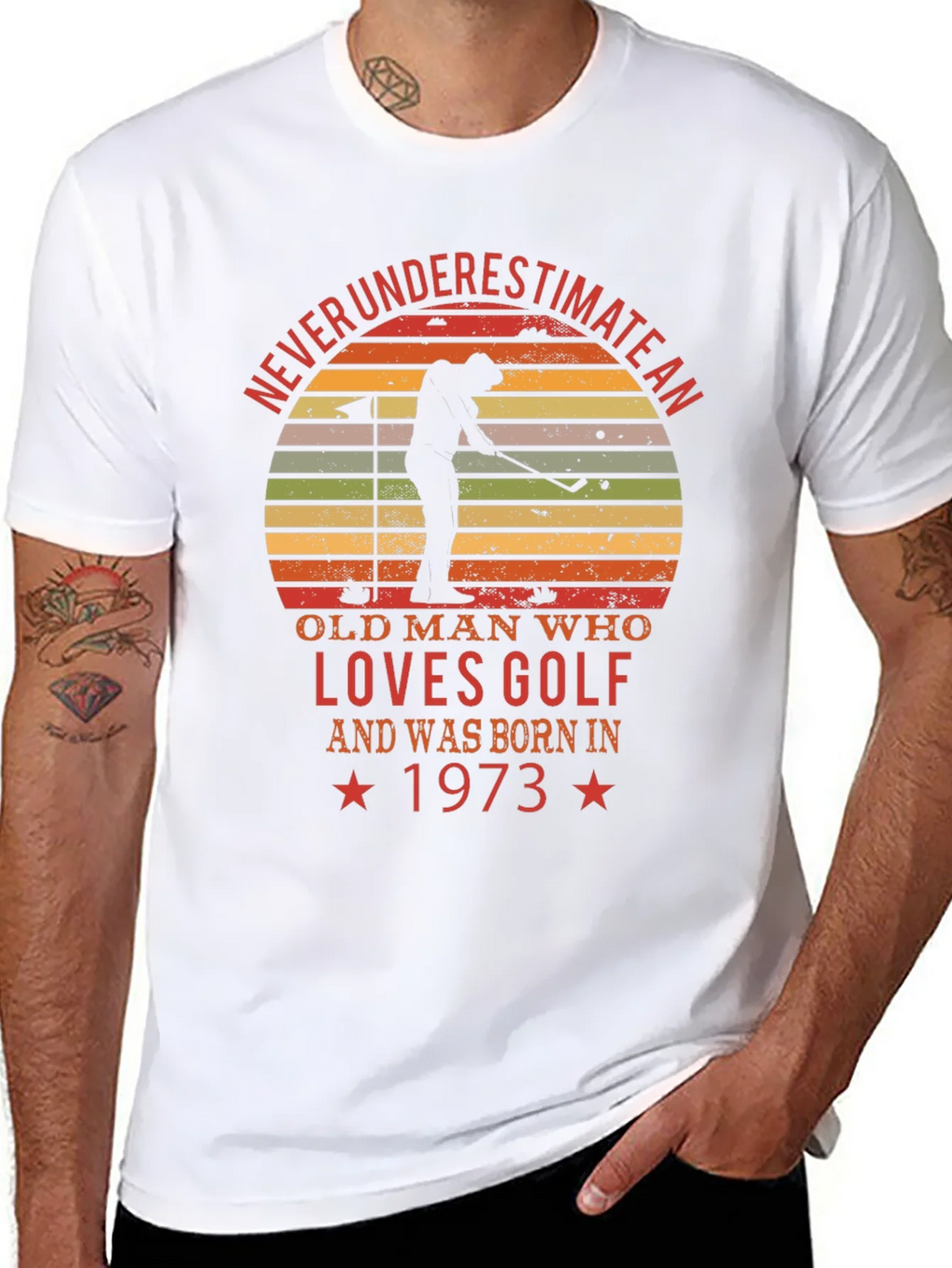 Golf Lover 1973 Graphic Tee product image 7