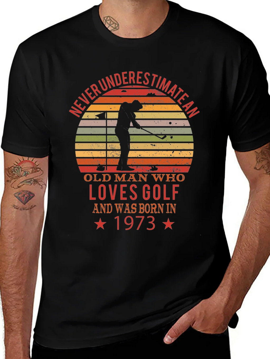 Golf Lover 1973 Graphic Tee product image 1