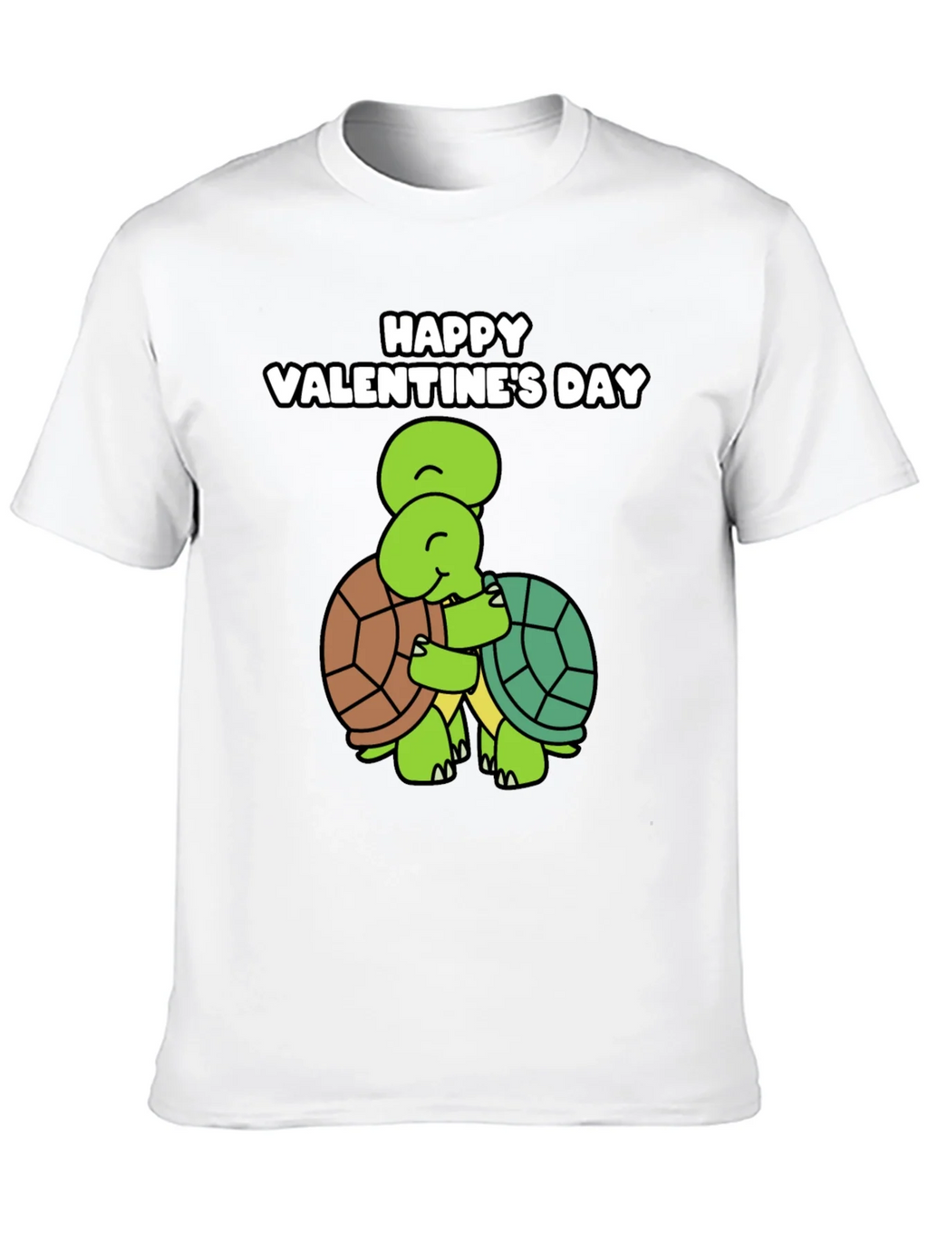 Valentines Day Turtle Hug Graphic Tee product image 9