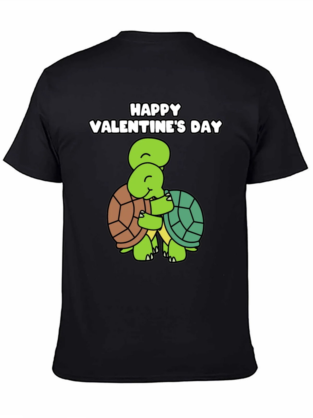 Valentines Day Turtle Hug Graphic Tee product image 4