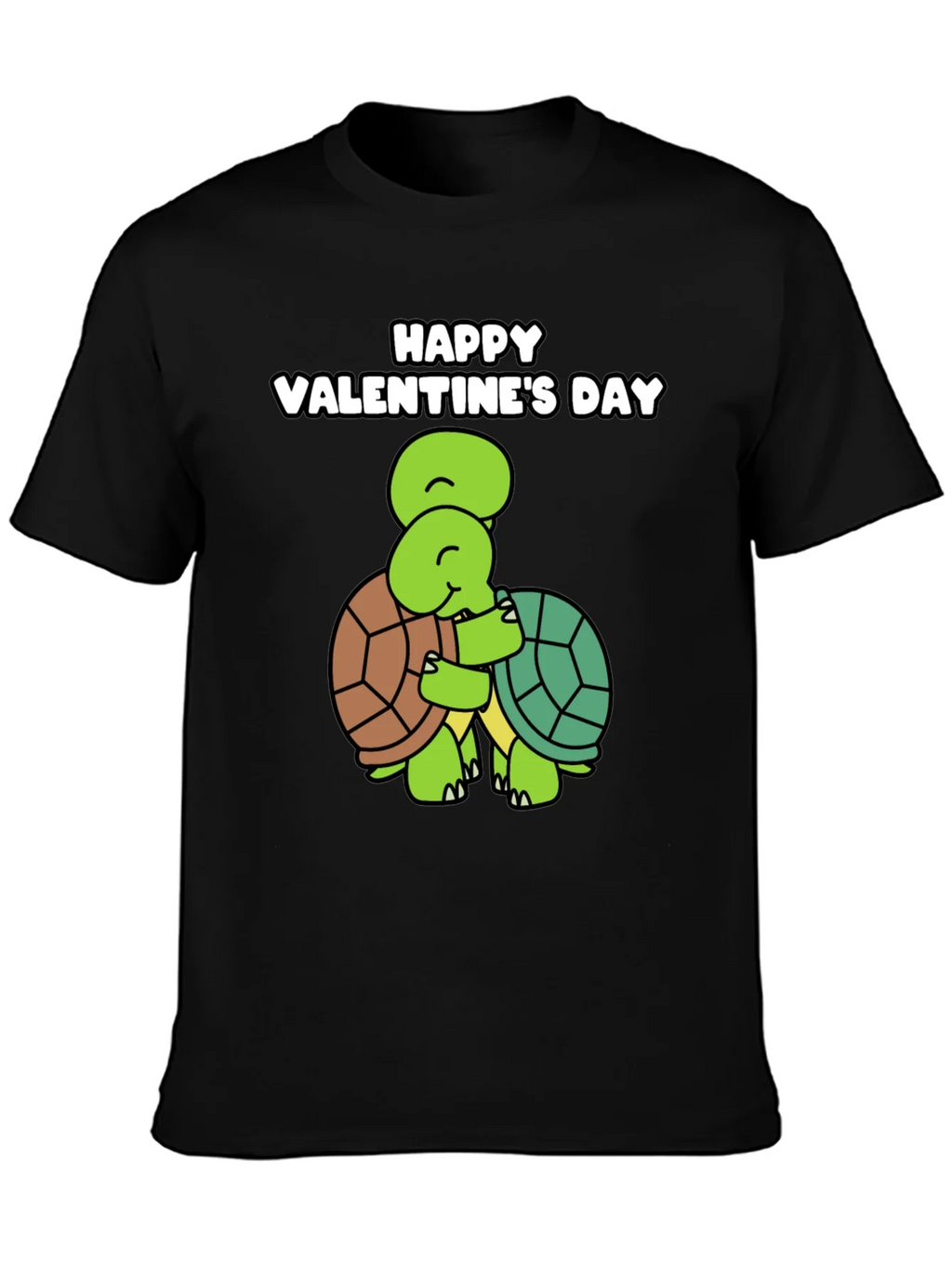Valentines Day Turtle Hug Graphic Tee product image 3