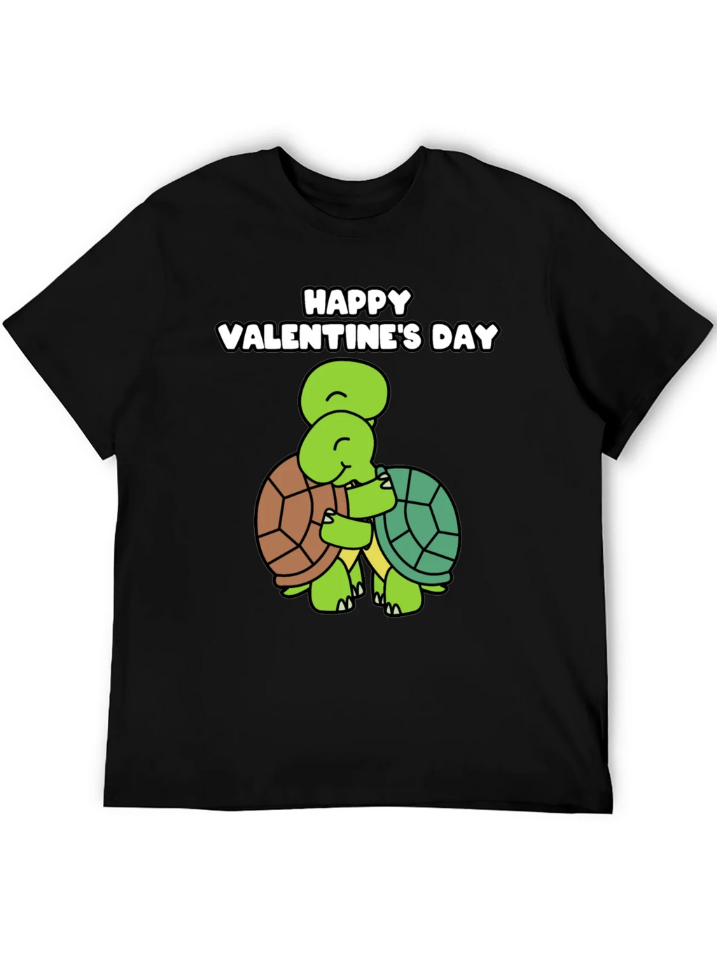 Valentines Day Turtle Hug Graphic Tee product image 5