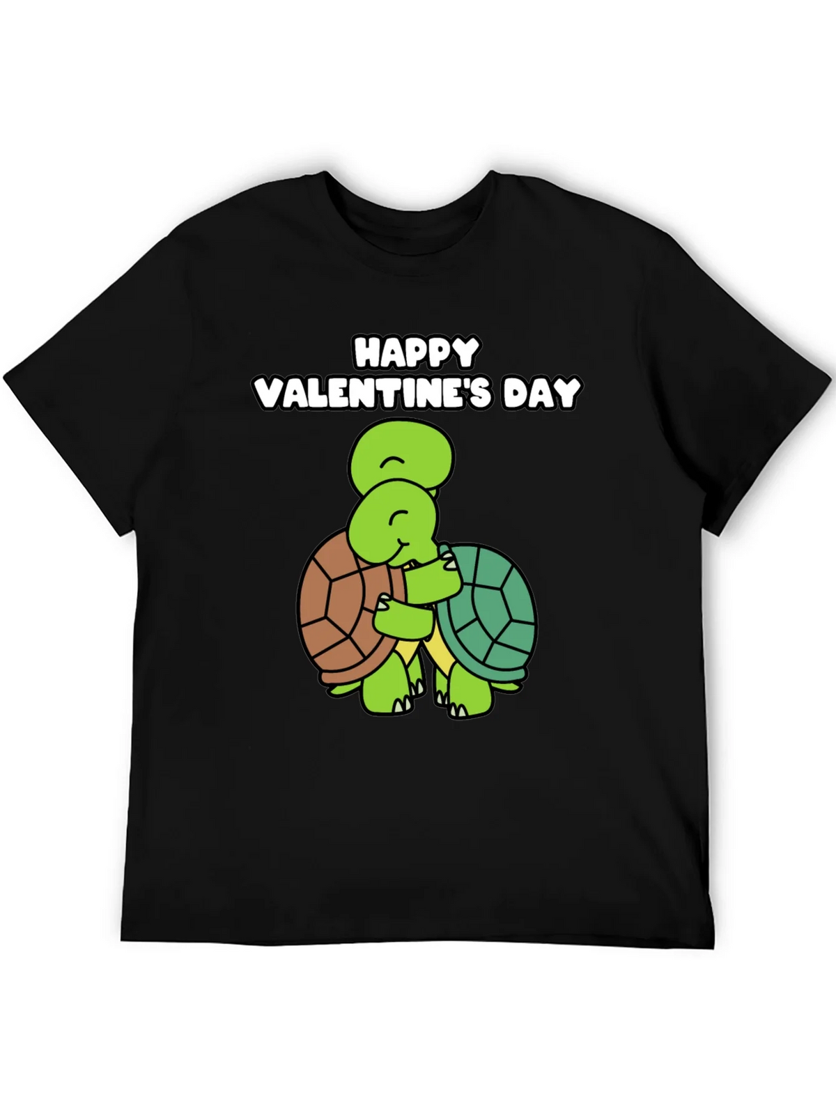 Valentines Day Turtle Hug Graphic Tee product image 5