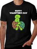 Valentines Day Turtle Hug Graphic Tee product image 1