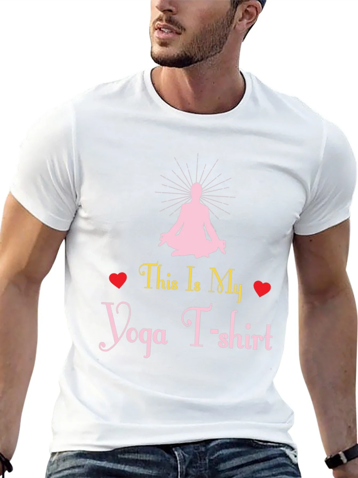 Yoga T-Shirt: This Is My Graphic Tee product image 12