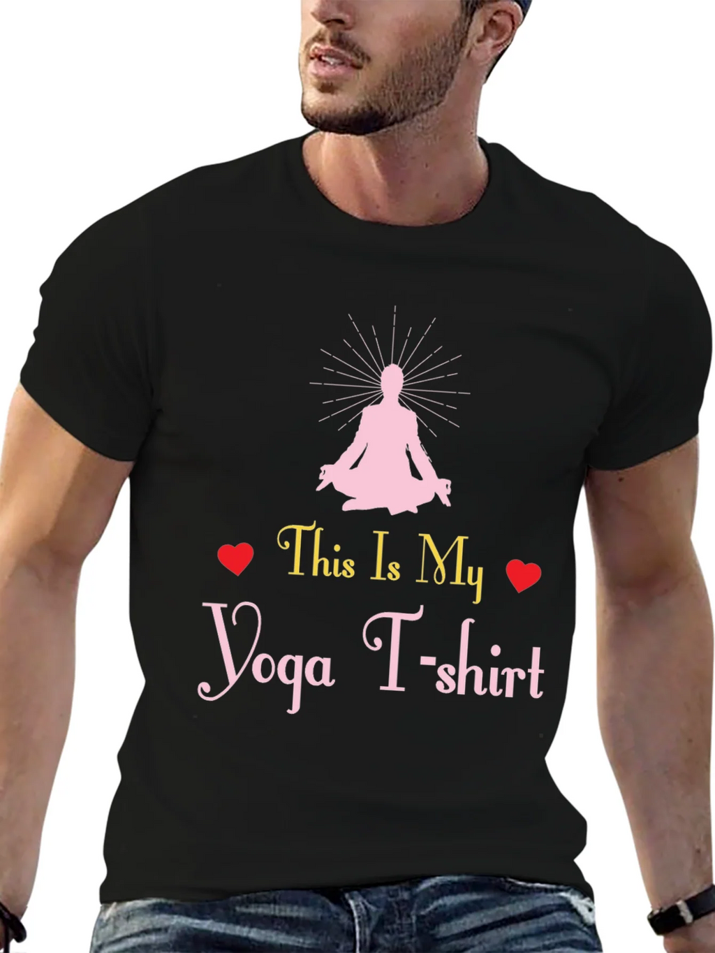 Yoga T-Shirt: This Is My Graphic Tee product image 6
