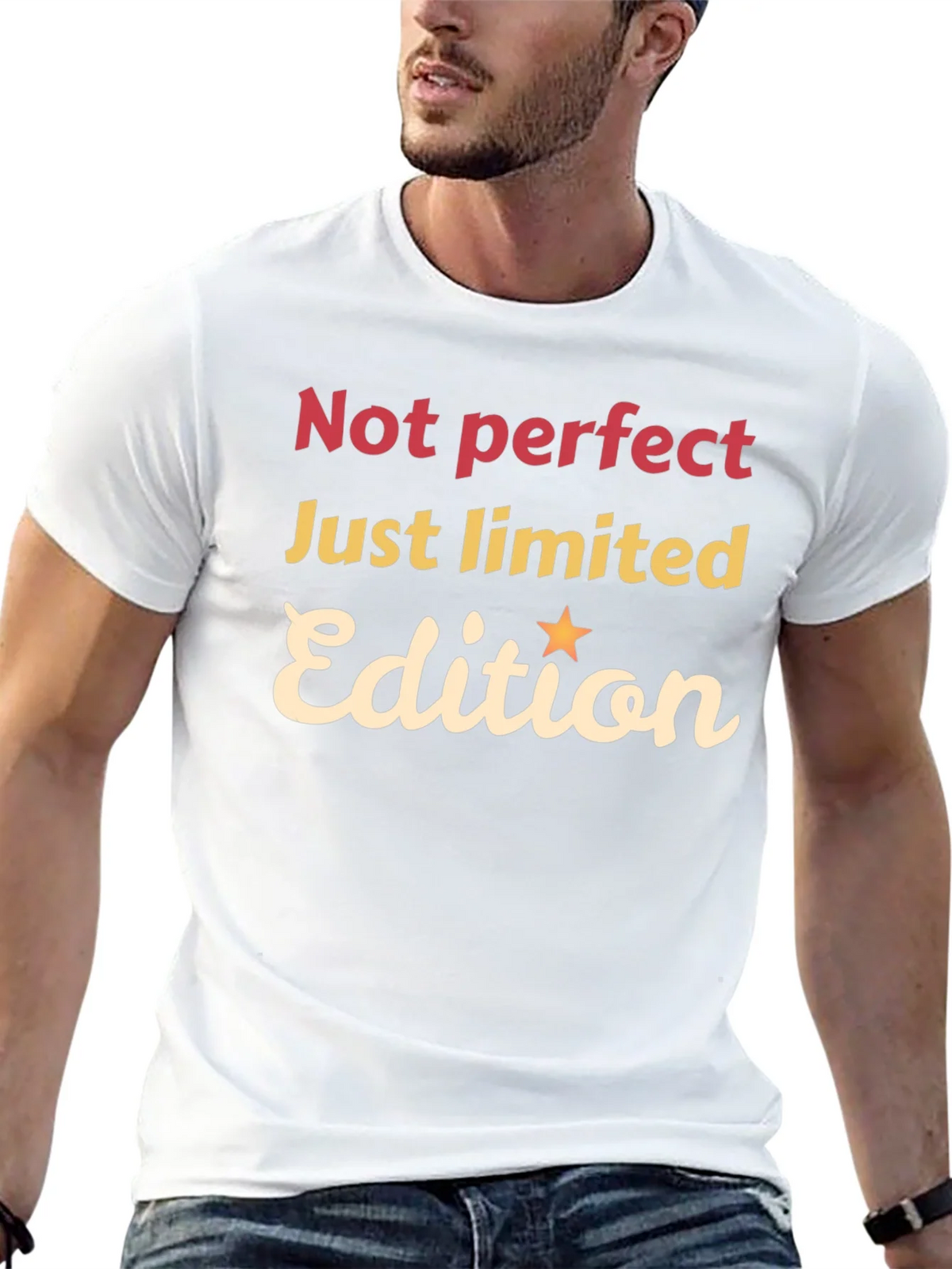 Not Perfect Just Limited Edition Black Graphic Tee product image 12