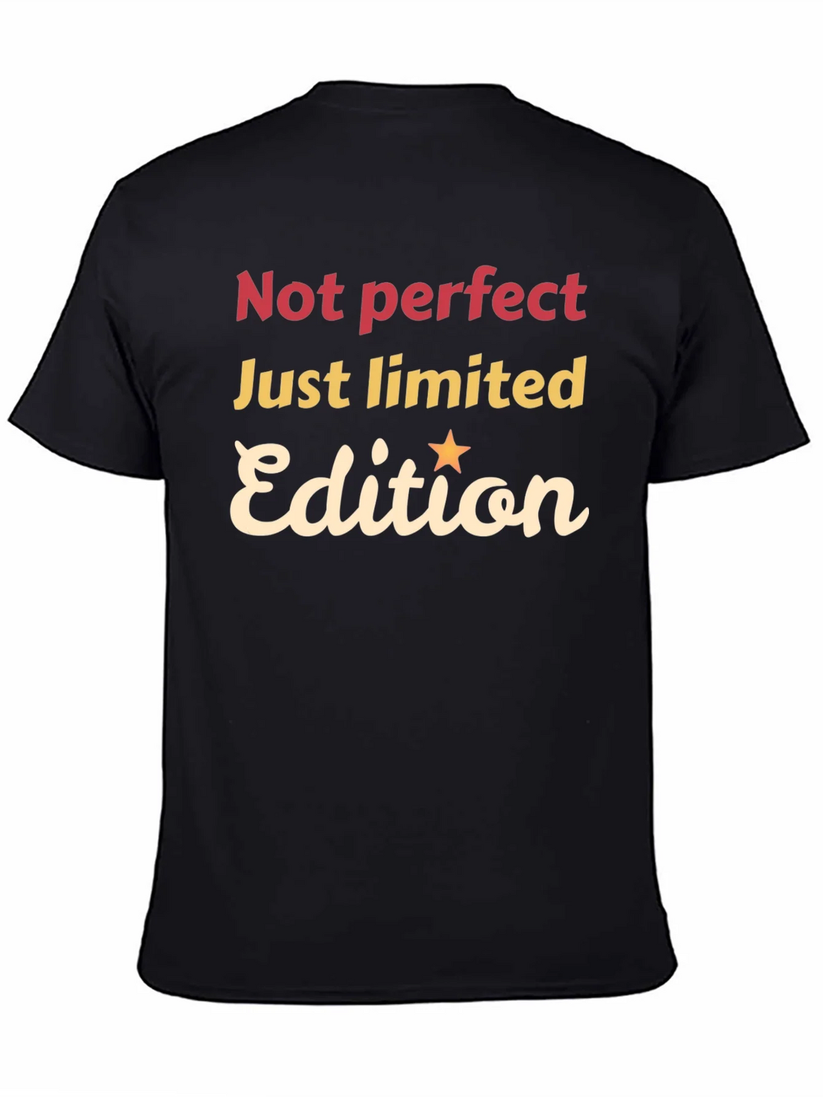 Not Perfect Just Limited Edition Black Graphic Tee product image 4
