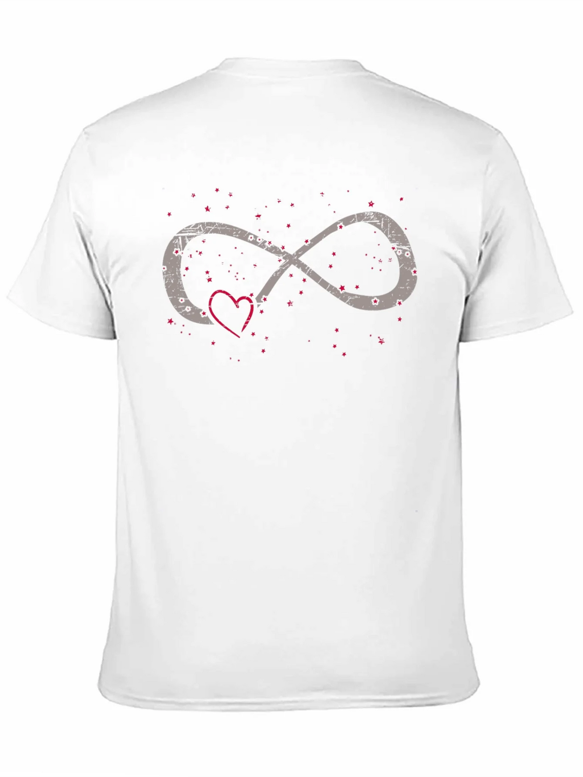 Infinity Love Heart Graphic Tee - Black Casual Shirt product image 10