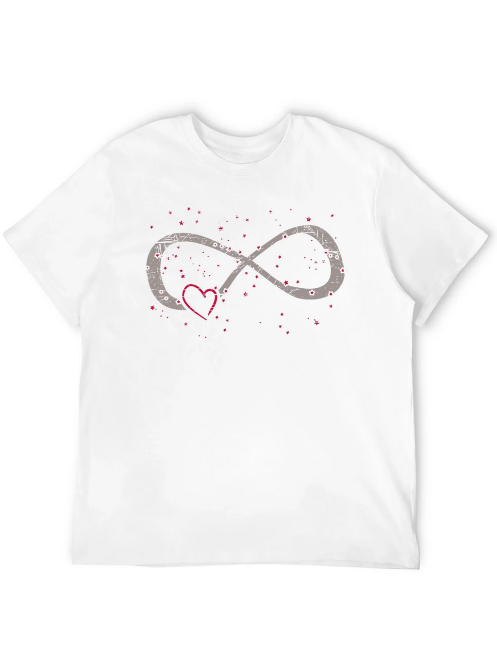 Infinity Love Heart Graphic Tee - Black Casual Shirt product image 11