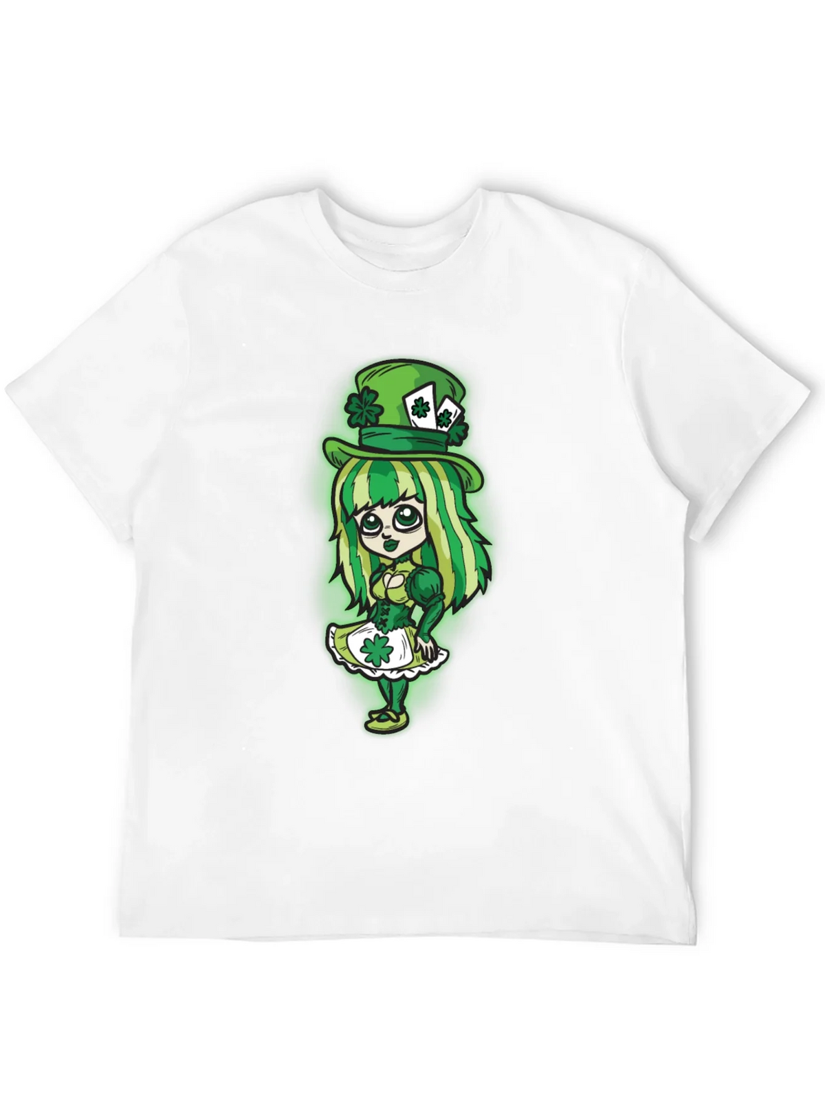 St. Patricks Day Leprechaun Girl Graphic Tee product image 8