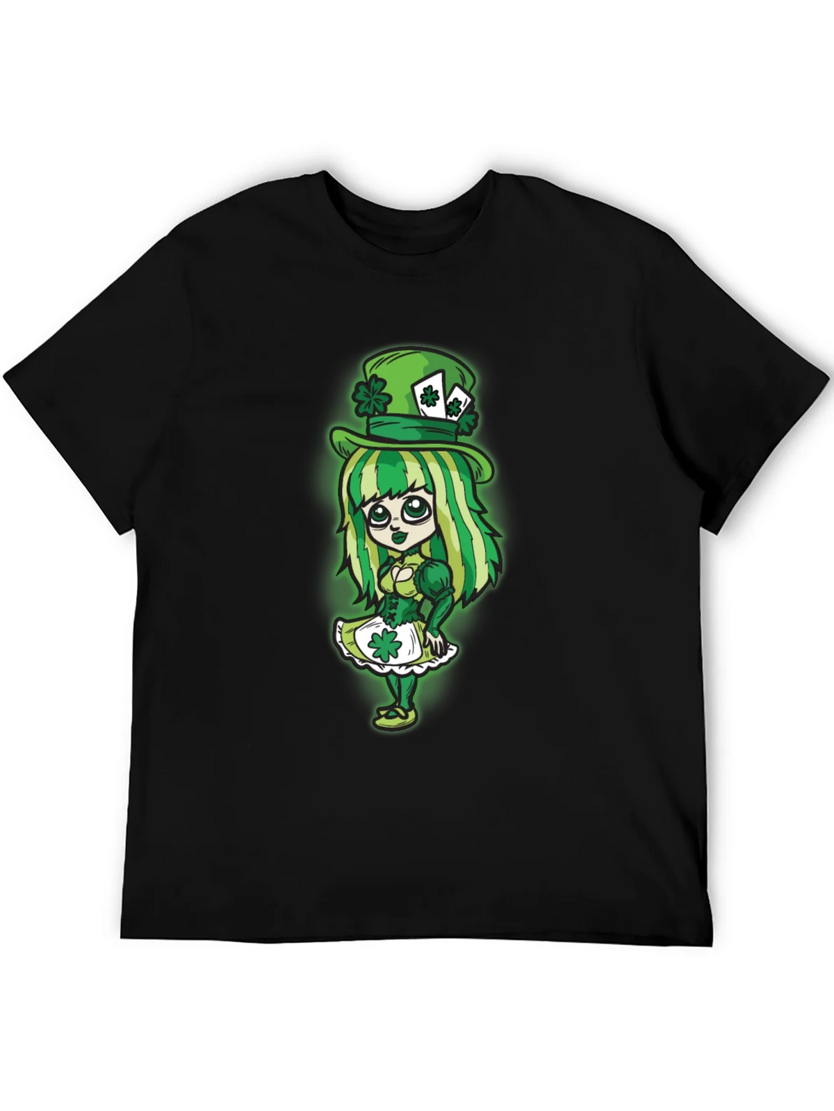 St. Patricks Day Leprechaun Girl Graphic Tee product image 4