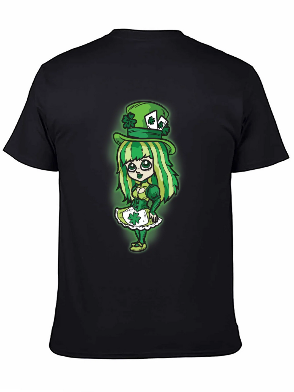 St. Patricks Day Leprechaun Girl Graphic Tee product image 3