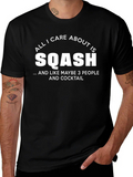Squash & Cocktails Graphic T-Shirt product image 1