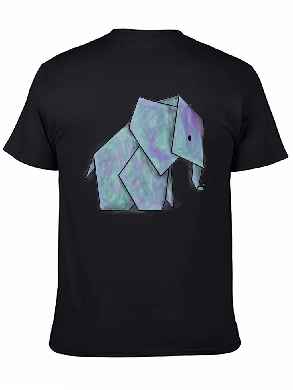 Origami Elephant Graphic Tee - Unique Design product image 4