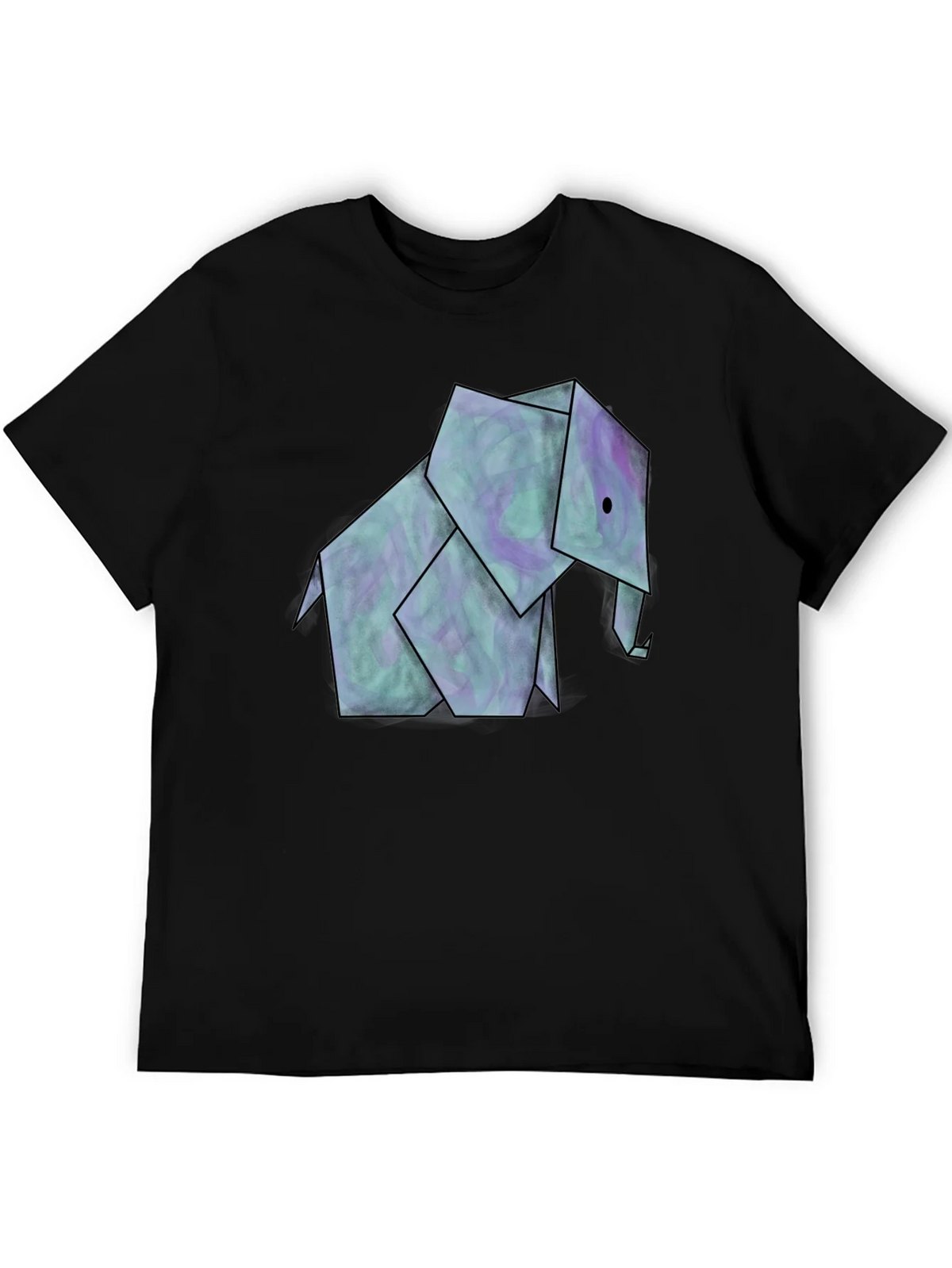 Origami Elephant Graphic Tee - Unique Design product image 5