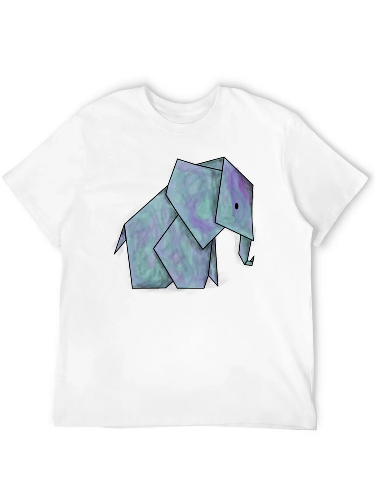 Origami Elephant Graphic Tee - Unique Design product image 11