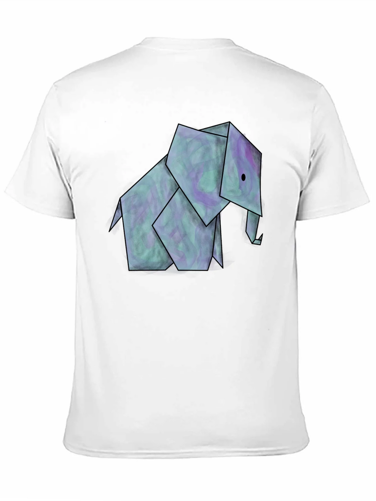 Origami Elephant Graphic Tee - Unique Design product image 10