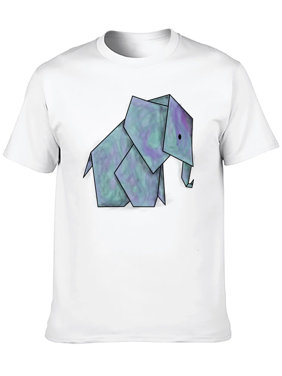 Origami Elephant Graphic Tee - Unique Design product image 9