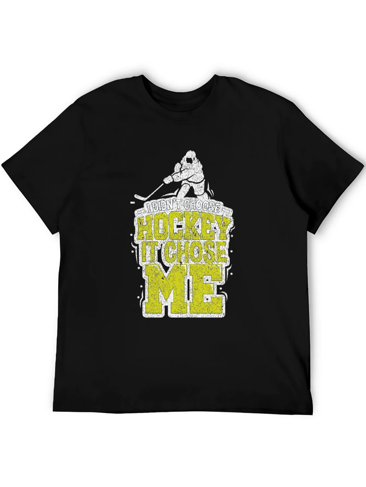 I Didnt Choose Hockey It Chose Me T-Shirt product image 5