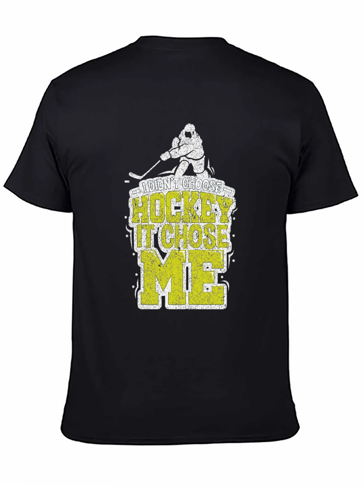 I Didnt Choose Hockey It Chose Me T-Shirt product image 4