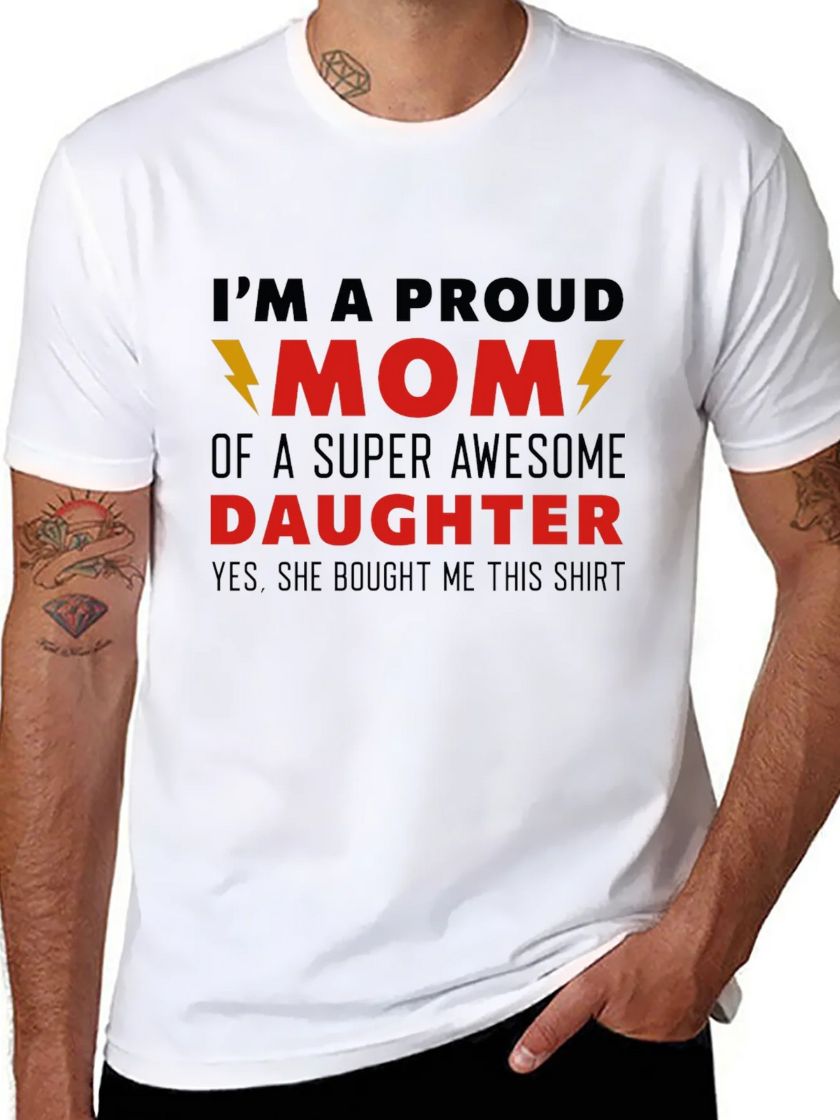 Proud Mom T-Shirt - Awesome Daughter Gift product image 7