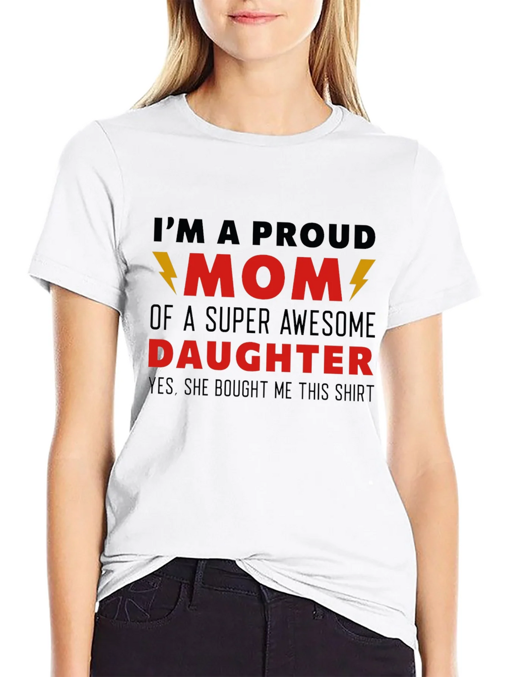Proud Mom T-Shirt - Awesome Daughter Gift product image 8