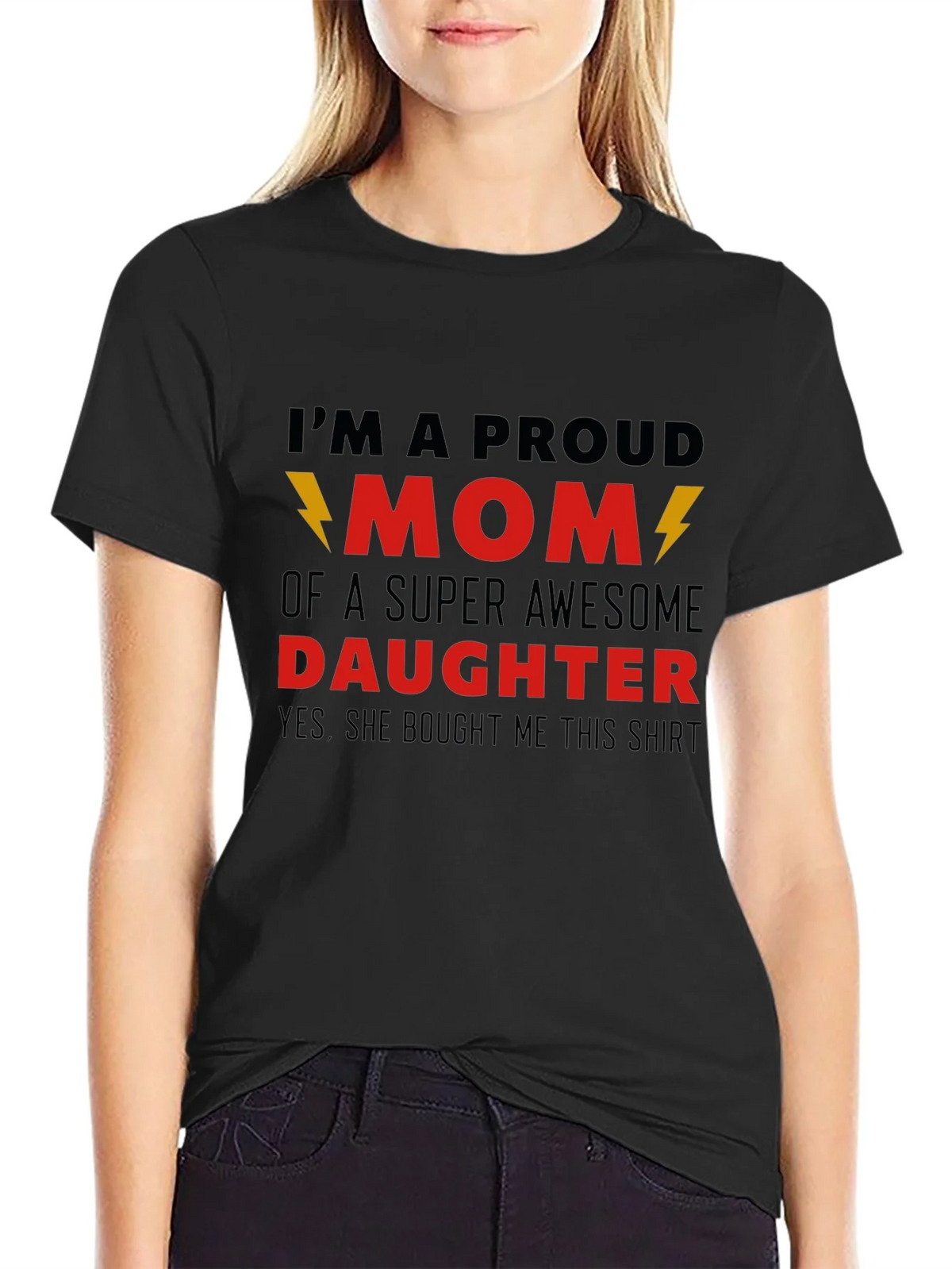 Proud Mom T-Shirt - Awesome Daughter Gift product image 2