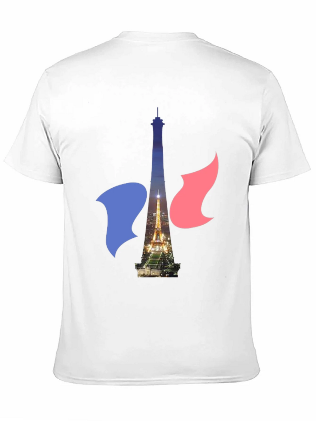 Paris Eiffel Tower Graphic Tee - French Flag product image 10