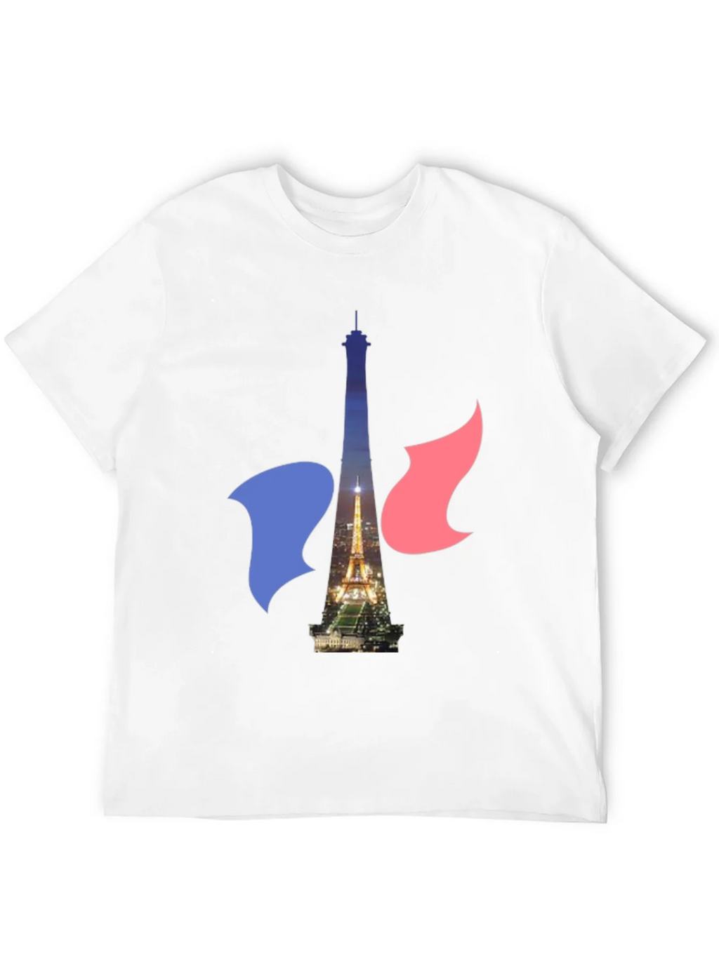 Paris Eiffel Tower Graphic Tee - French Flag product image 11