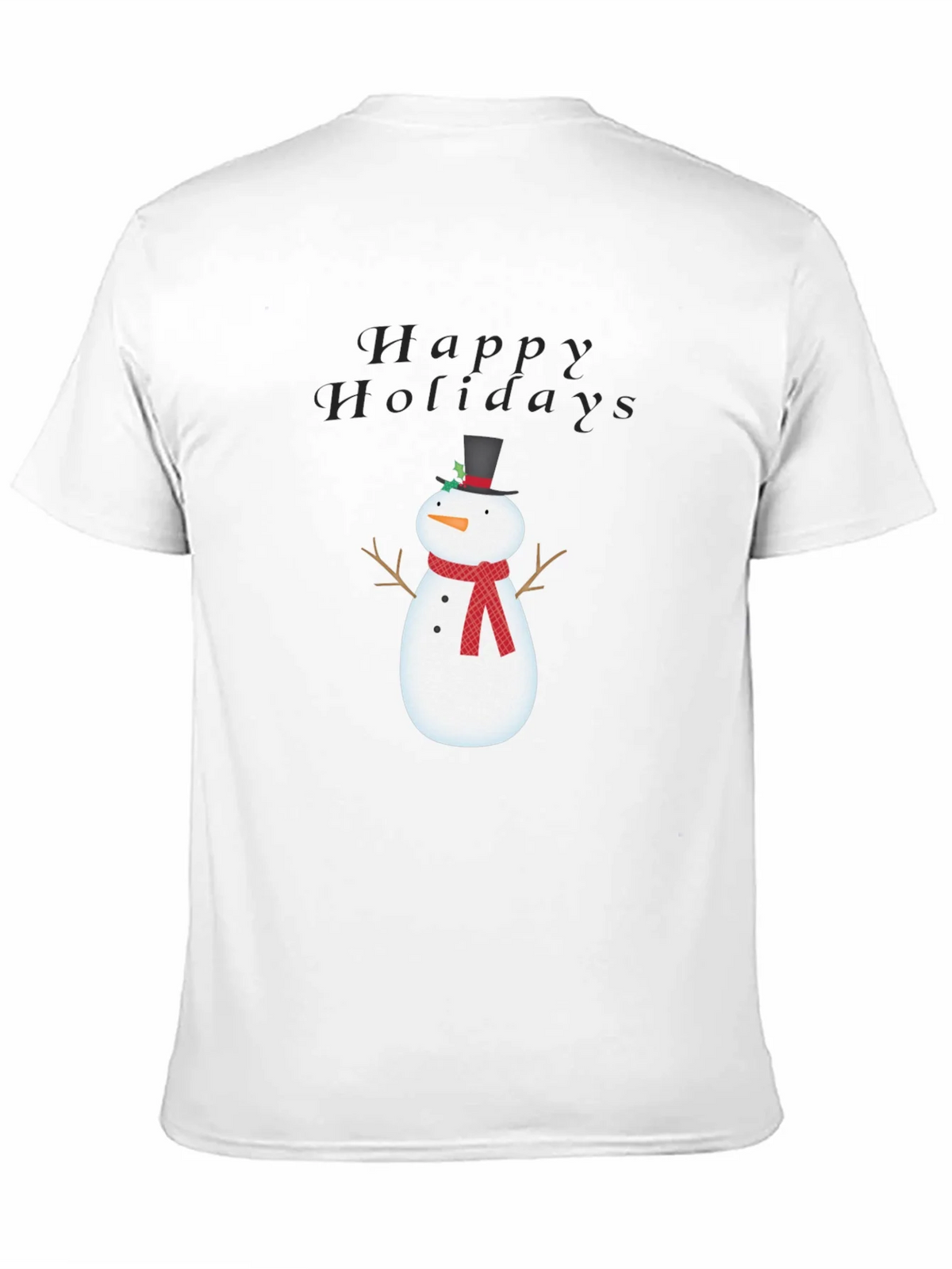 Happy Holidays Snowman Graphic Tee product image 10