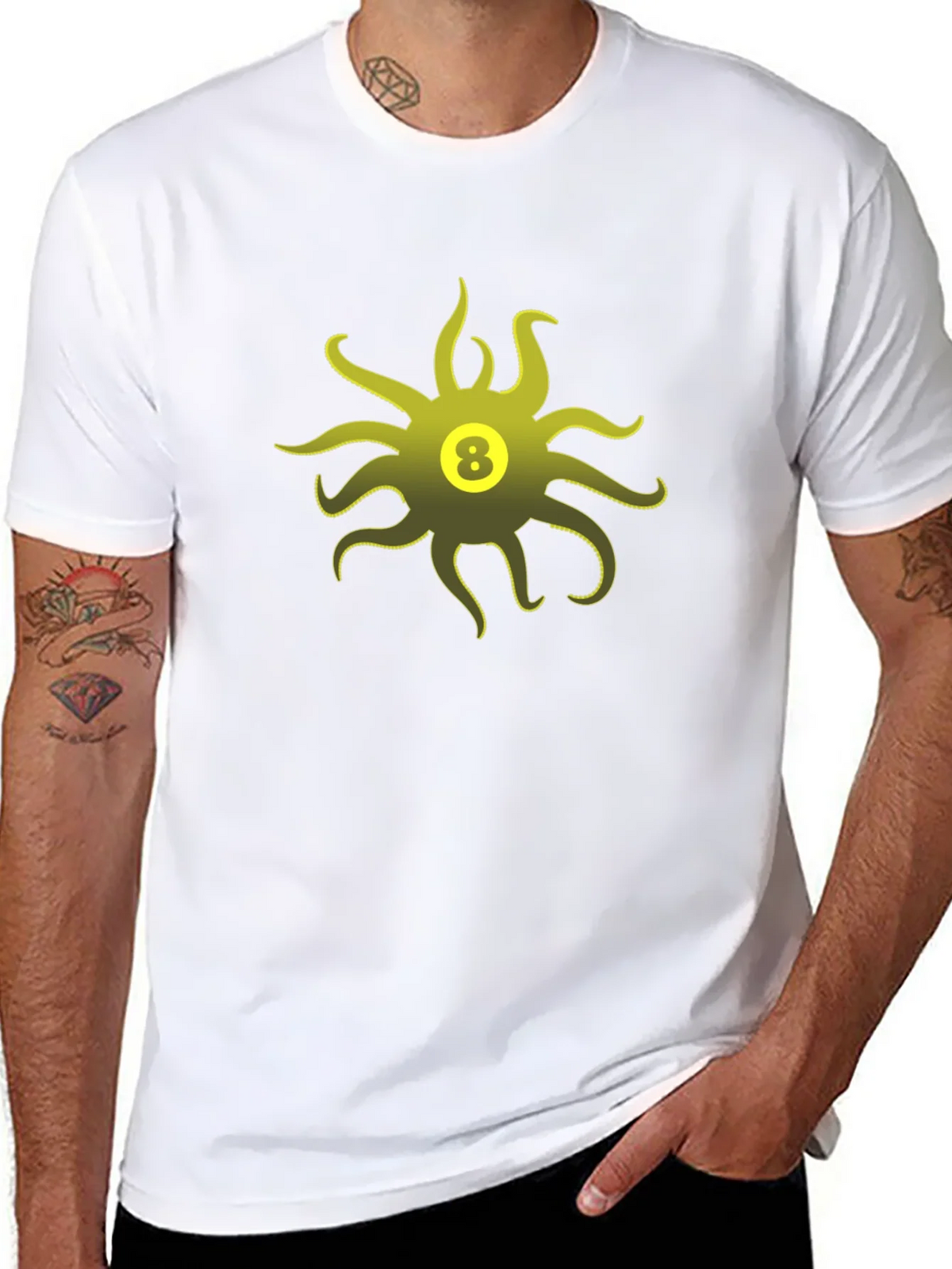 Eight Ball Sun Graphic T-Shirt product image 7