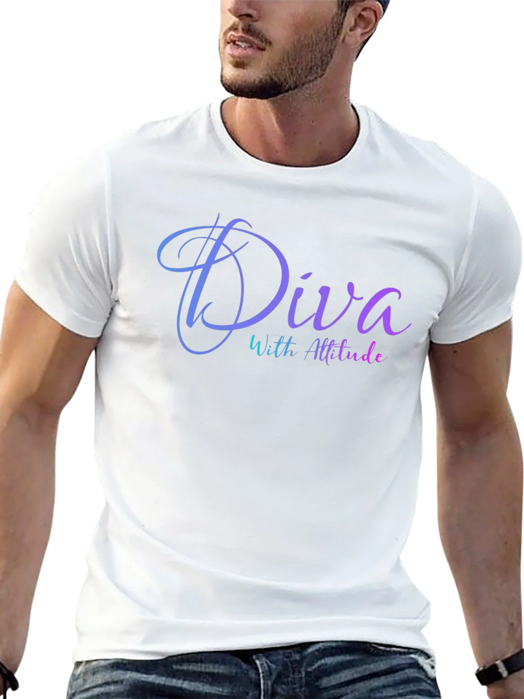 Diva With Attitude Black T-Shirt product image 12