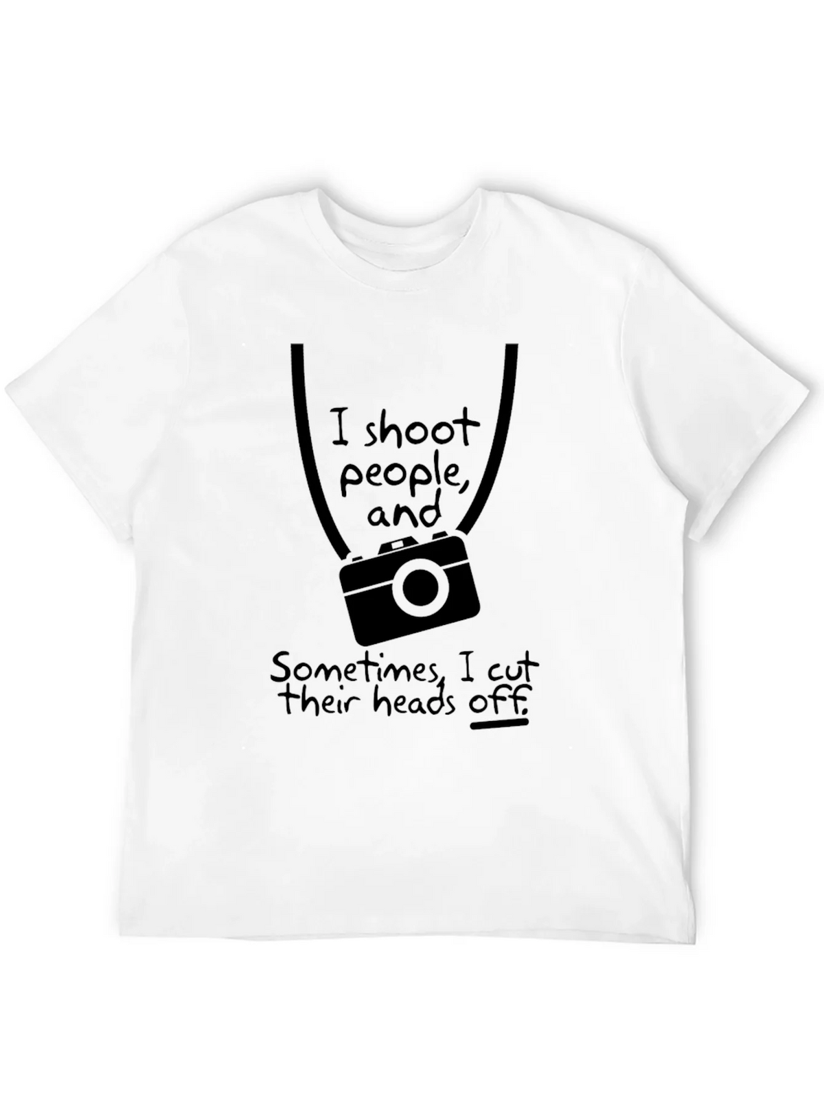 Humorous Photographer T-Shirt: I Shoot People Camera Graphic product image 11